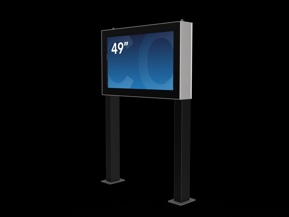 Dura Outdoor Legs – straight front view with touchscreen