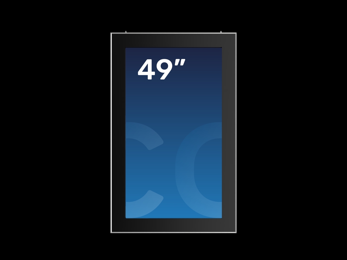 Dura Outdoor Wall – straight front view with touchscreen