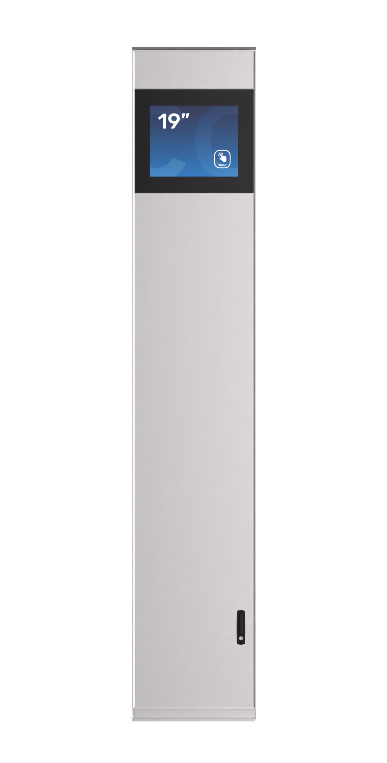 Flexi Access Gate – angled front view of the kiosk
