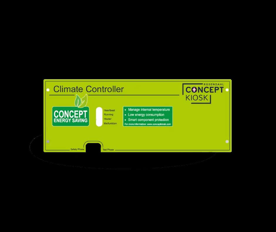 Outdoor Kiosk with Premium Intelligent Climate Controller