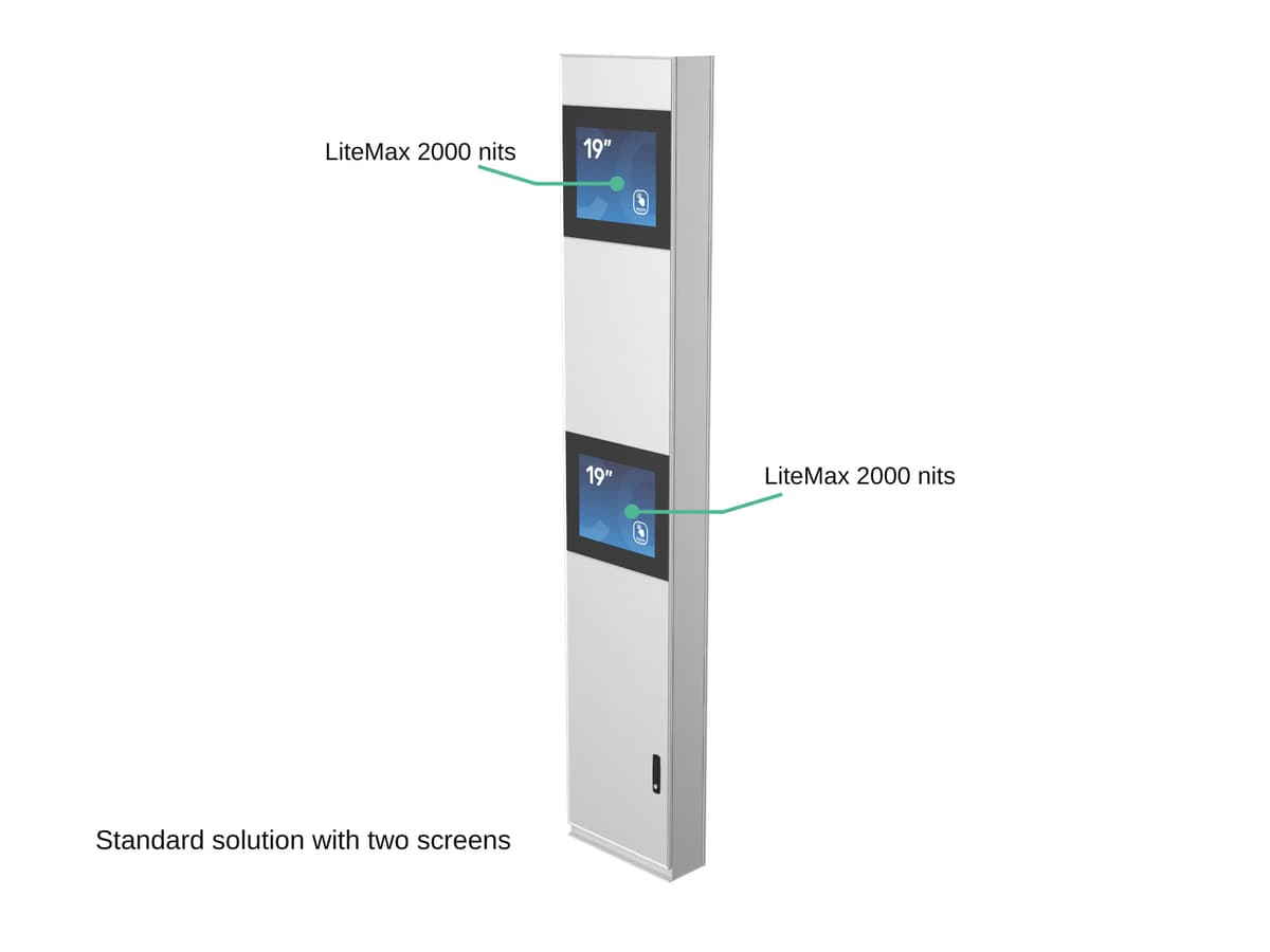 Flexi Access Gate – close-up on the display