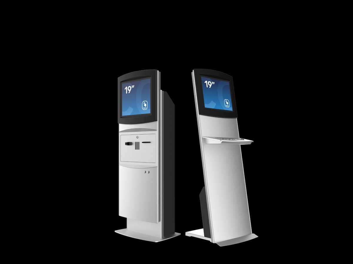 Indoor kiosks example