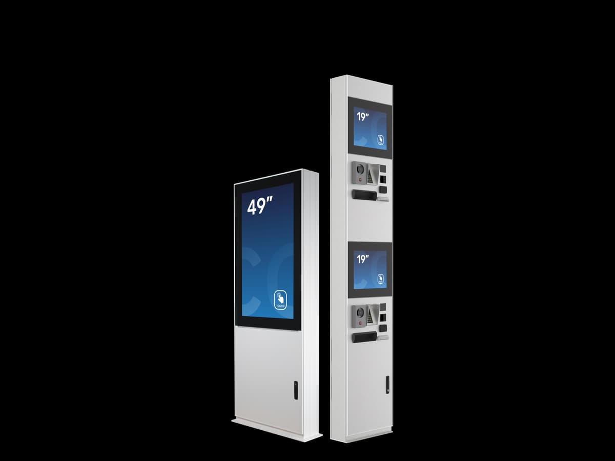 Outdoor kiosks example