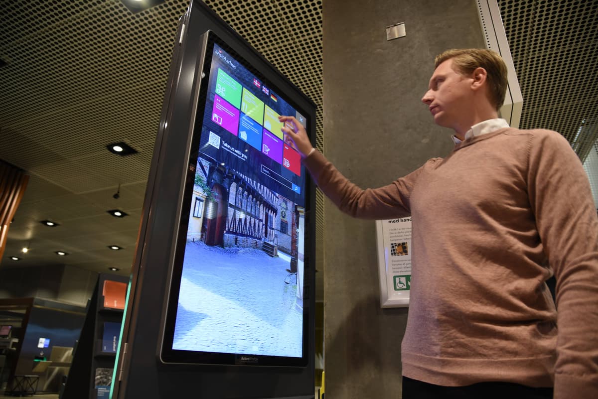 Solutions – digital kiosk in real environment