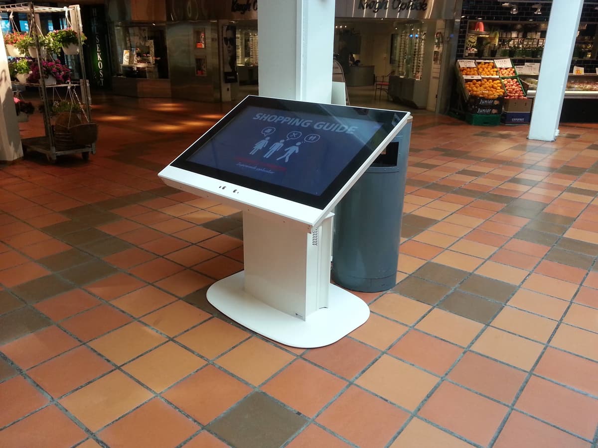 Solutions – digital kiosk in real environment