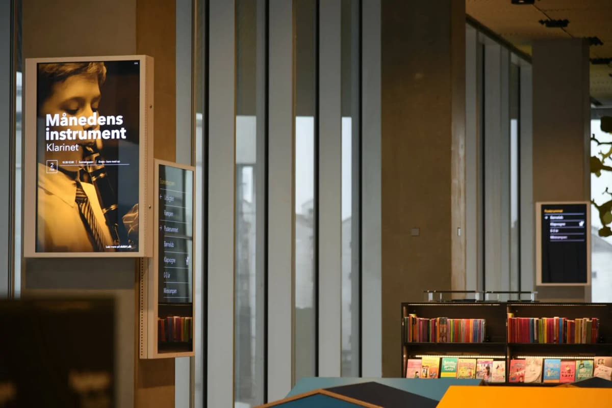 Indoor advertising solutions