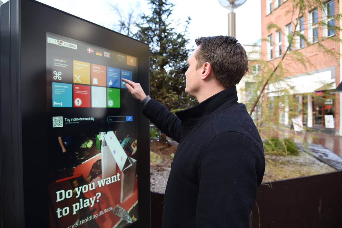 Solutions – digital kiosk in real environment