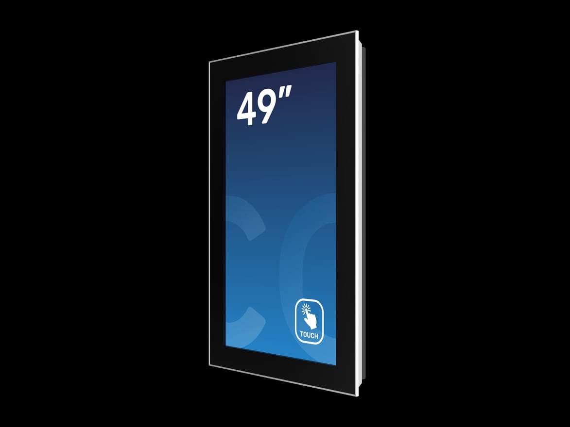 Dura Mega Wall – straight front view with touchscreen