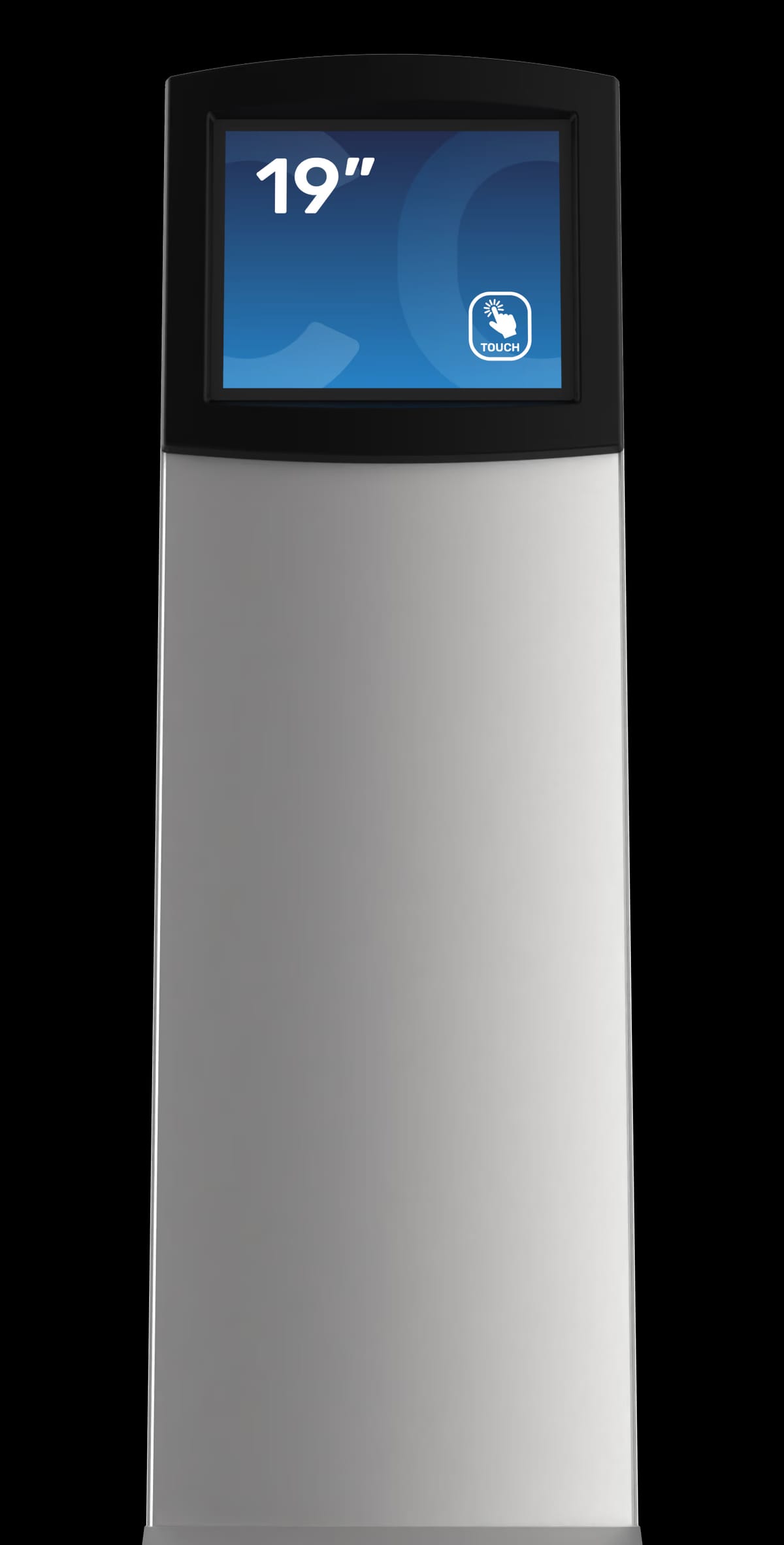 Flexi Midi – angled front view of the kiosk