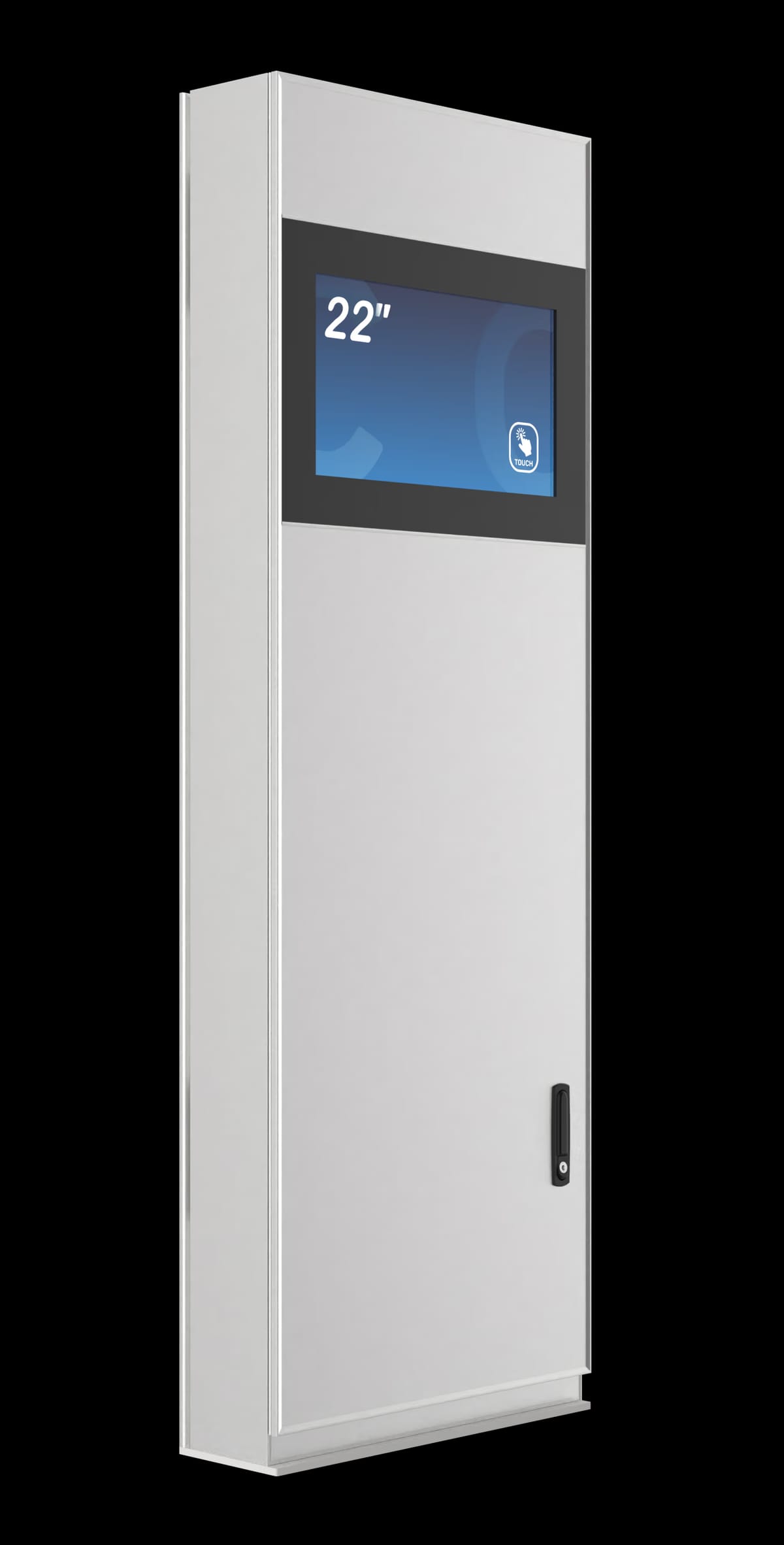 Flexi Outdoor – straight front view with touchscreen