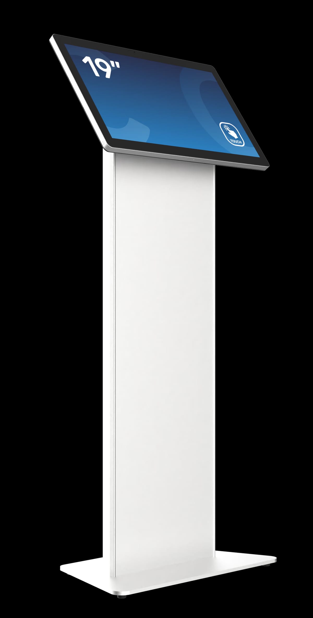 Flexi Stand – straight front view with touchscreen