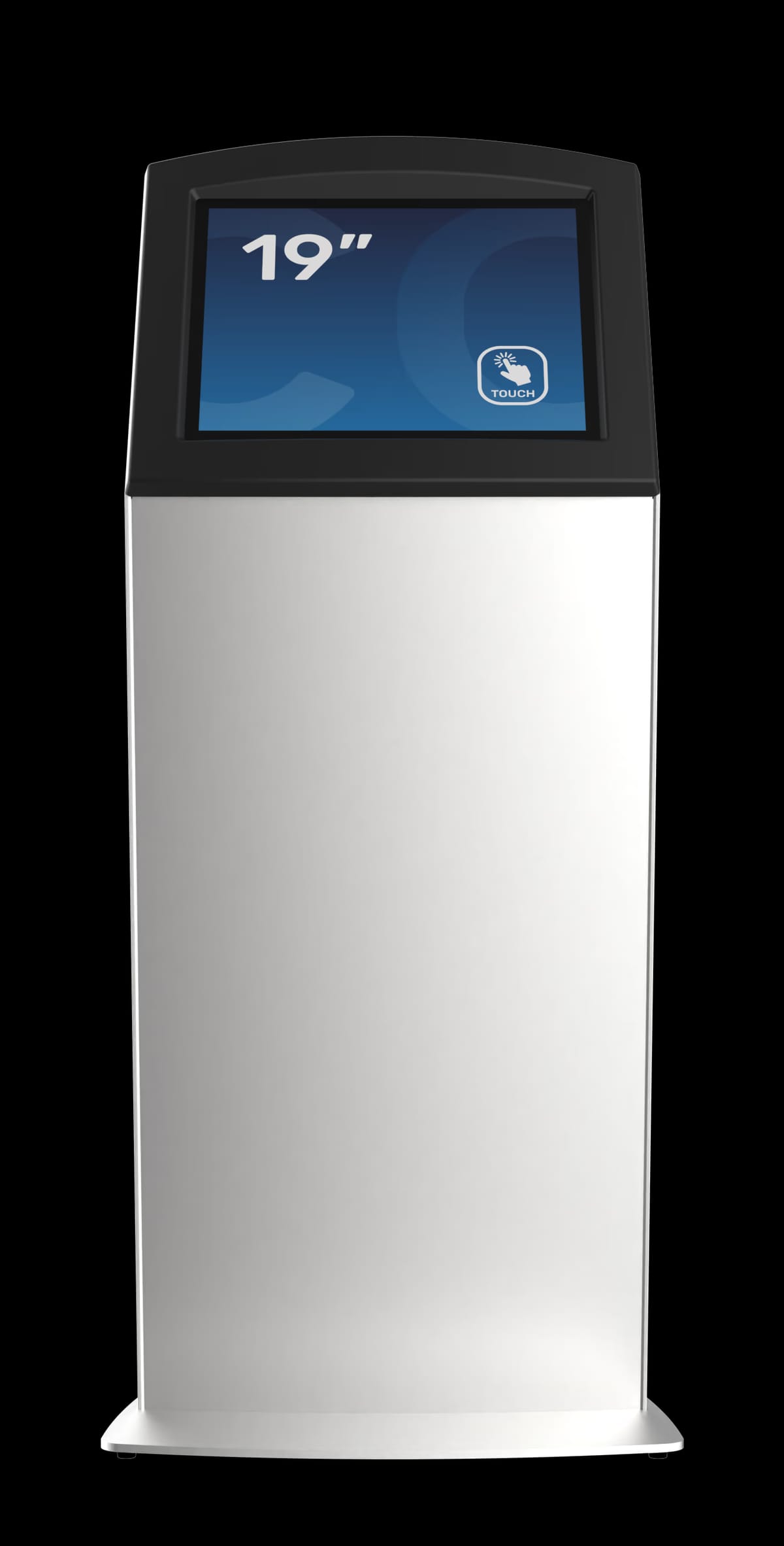 Flexi Tilt – angled front view of the kiosk