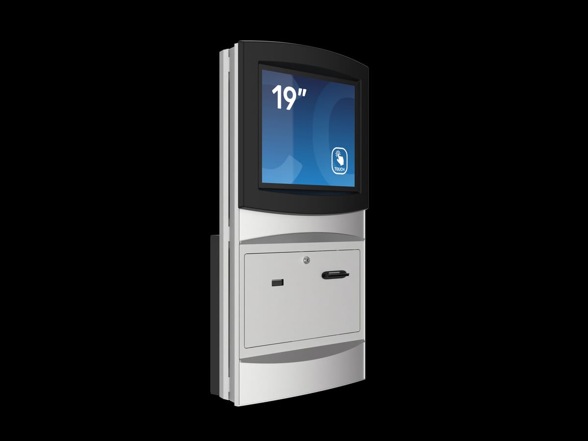 Flexi Wall – straight front view with touchscreen
