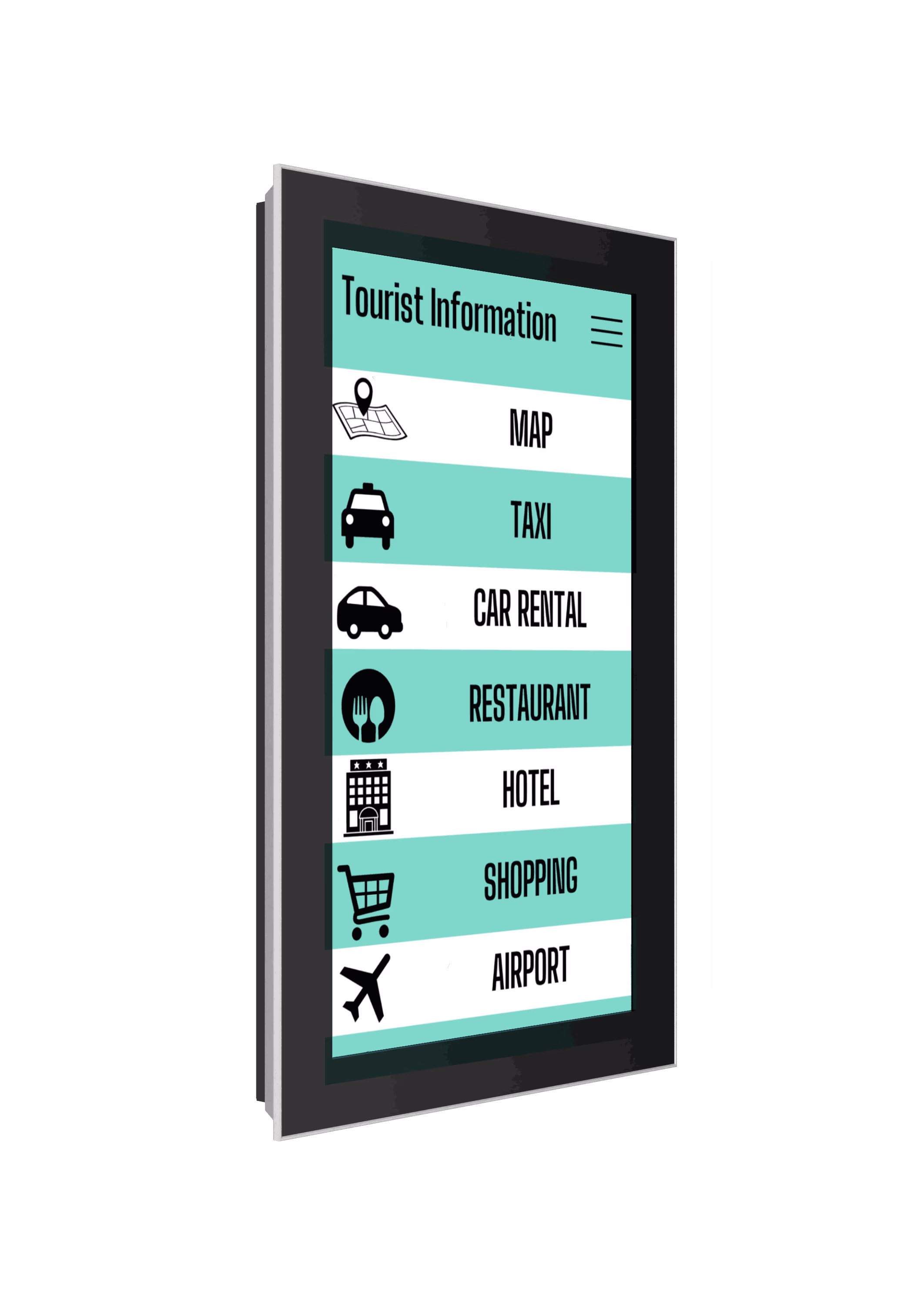 Solutions – digital kiosk in real environment