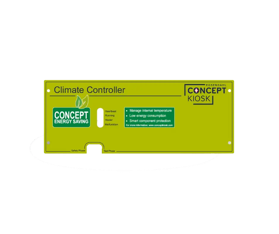 Outdoor Kiosk with Premium Intelligent Climate Controller
