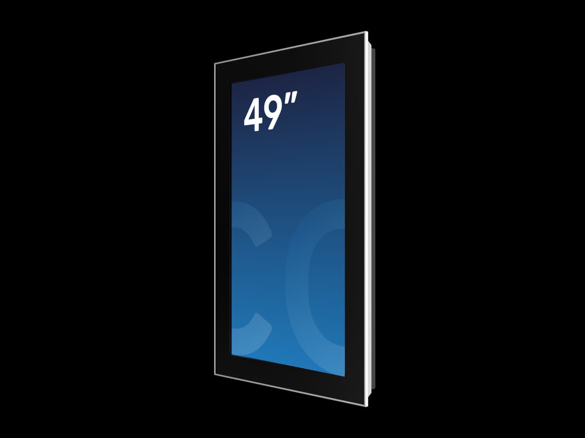 Dura Mega Wall – straight front view with touchscreen