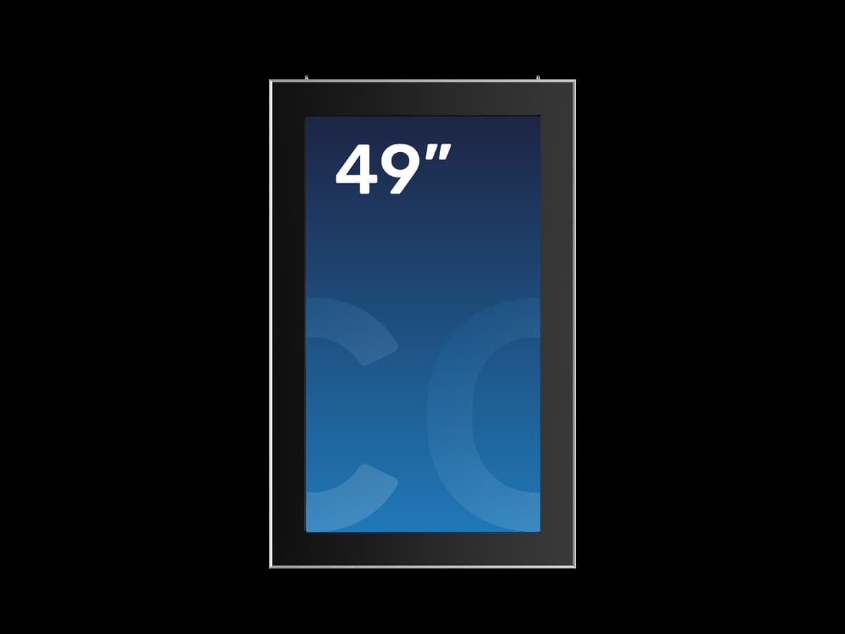 Dura Outdoor Wall – straight front view with touchscreen
