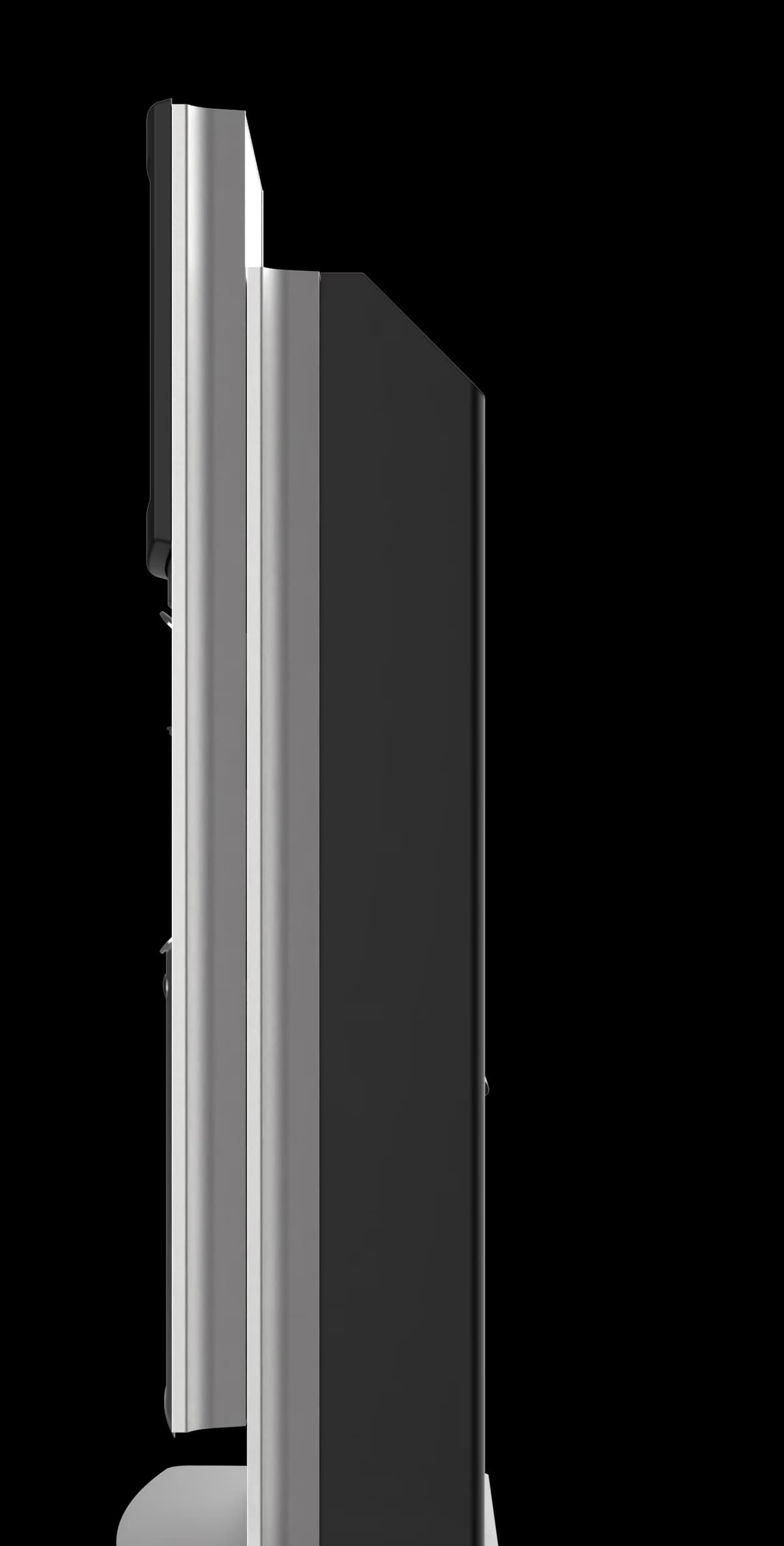 Flexi Adjust – side profile of the kiosk